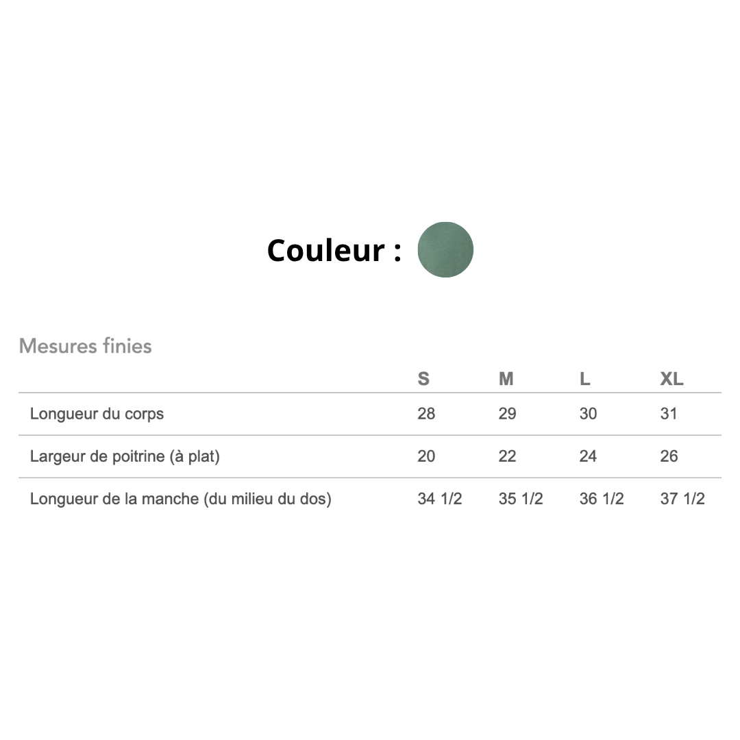 Coton ouaté vert alpin - L'amour mord